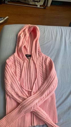 Pink knit sweater