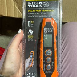Dual Infrared and Probe Thermometer Klein Tools