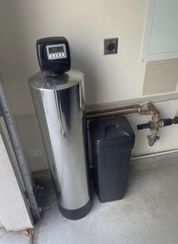 Large High Capacity Single Tank Premium Stainless Steel Advanced Softener System