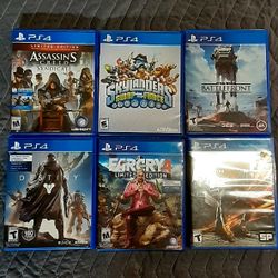 Lot Of 9 Video Games PS4 PS3 Xbox