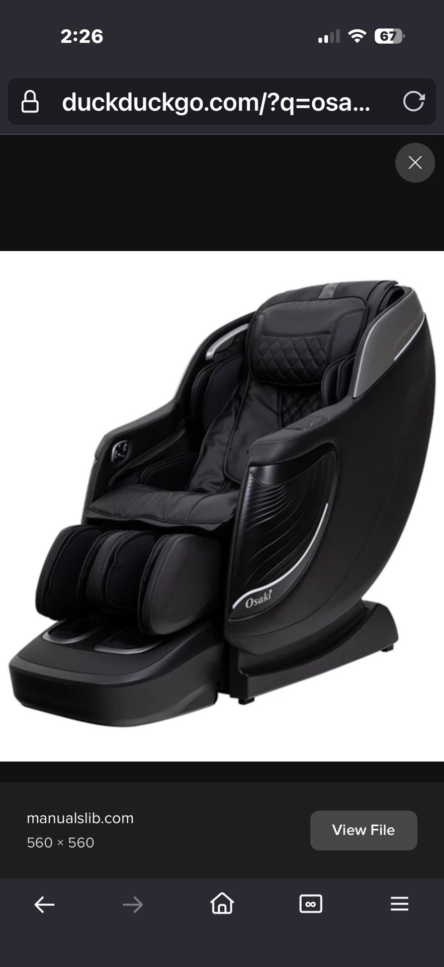 Osaki OS-3D Pro Dreamer Massage Chair