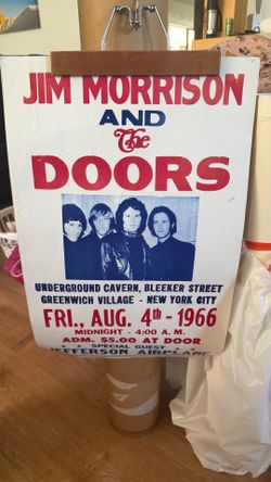 THE DOORS Jim Morrison 1966  11"x17" Nostalgic Commemorative Poster Art
