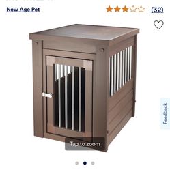Ecoflex Dog Crate Furniture End Table- Small