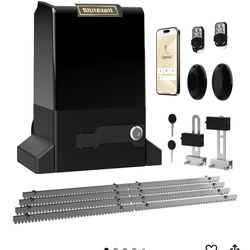 Blutezeit 1800lb WiFi Sliding Gate Opener Smart App Control, 1/2HP Automatic Slide Gate