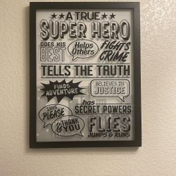 Picture. Super hero Decor