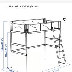 IKEA Loft Bed “VITVAL”