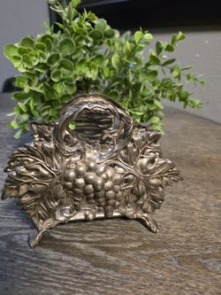 Vintage Napking Holder Grapevine