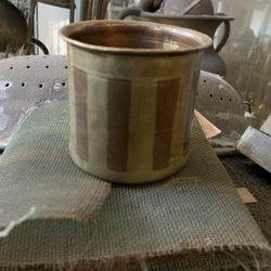 Brass And Copper Inlay Cup