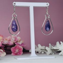 Handmade Gemstone Silver Earrings