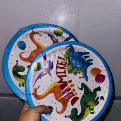 Dinosaur Party Plates
