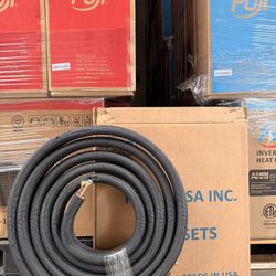 Full Copper Line Set 25FT 3/8 + 1/4 Only $75 🔥