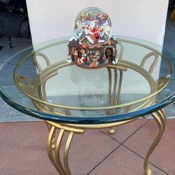 An Antique Glass Table