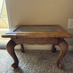 Vintage  Glass Coffee Table 