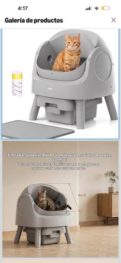Caja de arena de gato autolimpiante automático