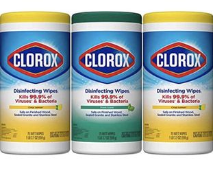 Clorok Wipes 3 canisters