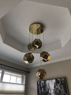 Gold Chandelier Lights