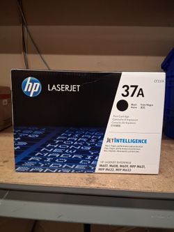 HP LaserJet 37A Black Toner Cartridge CF237A