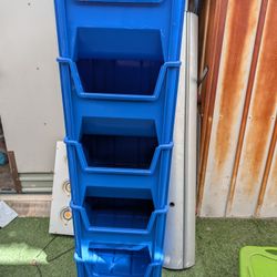 Uline Heavy Duty Stackable Storage Bins (5)