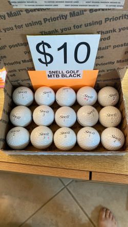 15 Snell MTB Black Golf Balls