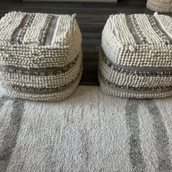 Arhaus Poufs