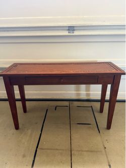 Solid wood table