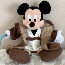 2014 Star Wars Jedi Mickey Mouse Plush🔴Details Below🔴
