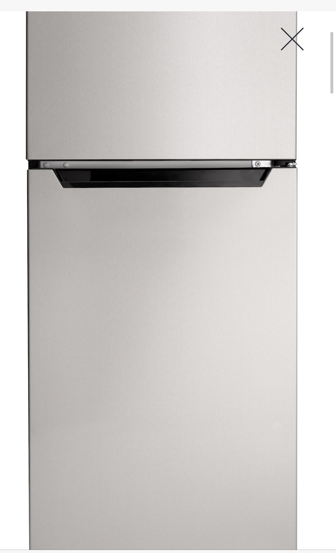 Brand new! danby 4.2 cu. ft. Compact fridge with freezer.