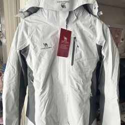Camel Crown Women’s Ski Jacket Waterproof grey - size Medium 