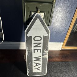 One Way Street Sign 