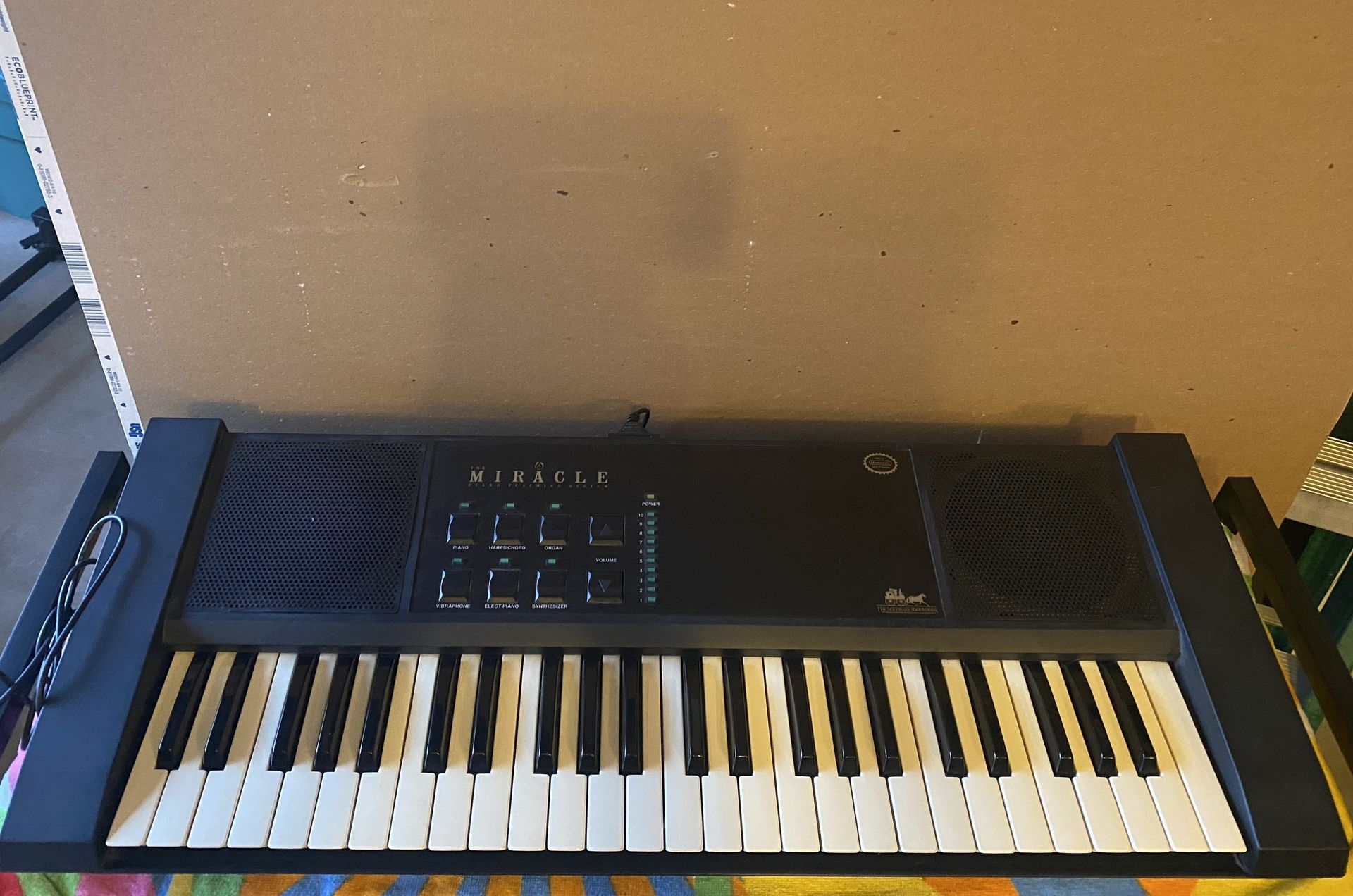 Miracle Piano Teaching System Nintendo Seal untested 