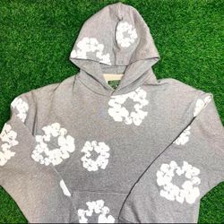 Gray Denim Tears Hoodie Size M