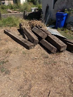 Used railroad ties