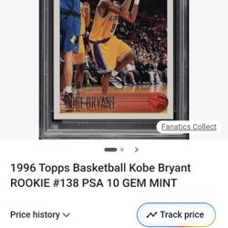 Kobe Bryant Rookie Card