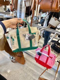 Viral Sunwin "Small" Makadet Tote w/Green trim