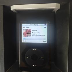 Apple iPod Classic 5th Generation A1136 Black 60GB Portable MP3 Tested Working