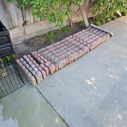 Red Brick Scalloped Edge Pavers