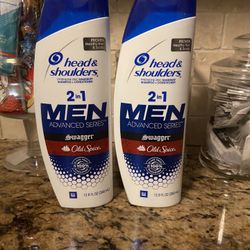 Set of 2 head & shoulders advanced series SWAGGER OLD SPICE shampoo + conditioner•12.6oz•all for $11