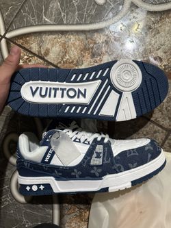 Men’s New Blue Louis Vuitton Shoes Sizes 8-12 Available
