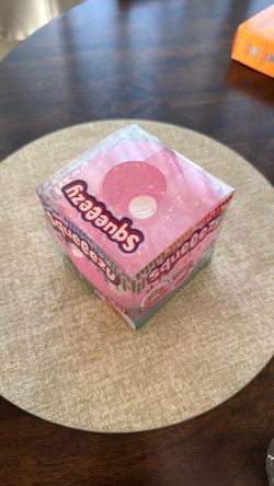 Pink Squeeezy Dice Squishy