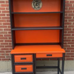 Bengals Inspired Desk with Hutch