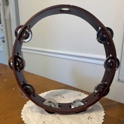 Single Row Brown Tambourine