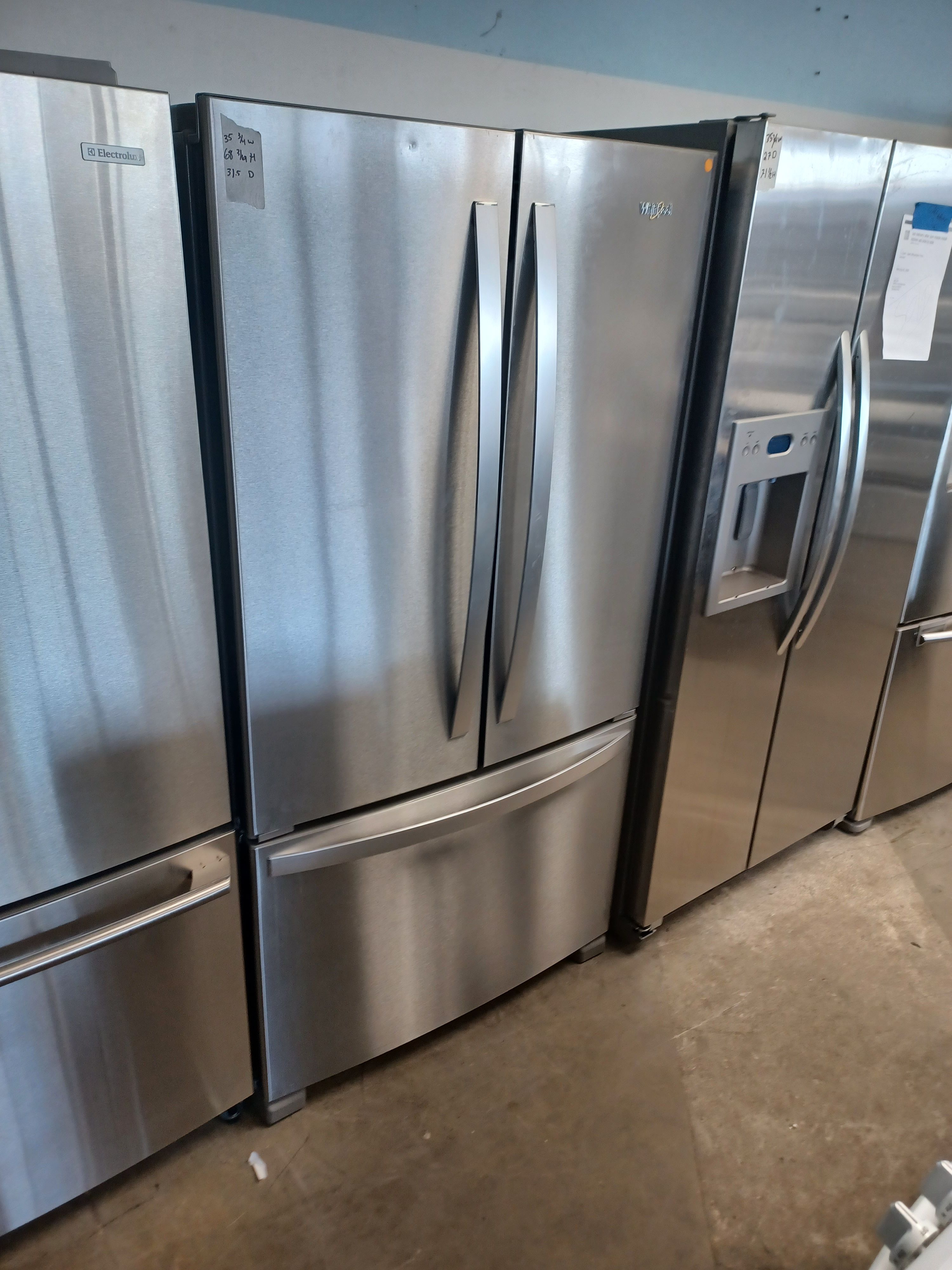 Whirlpool stainless steel french door refrigerator