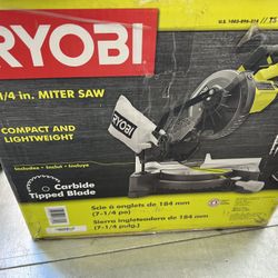 Compact Miter Saw 7.1/4 Ryobi 