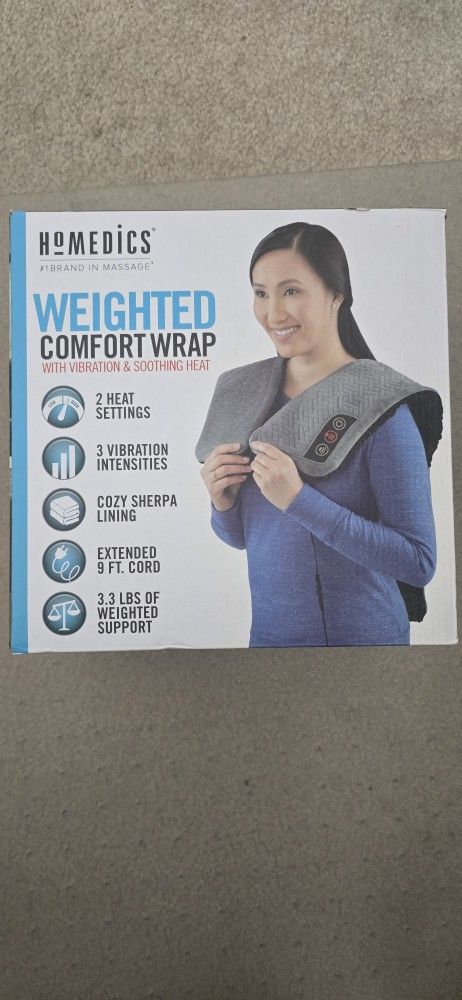 Homedics Weighted Heat And Vibration Massager