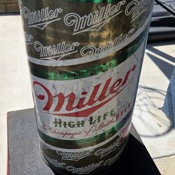 Miller High Life Trash Can 