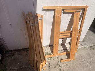 Single bed frame. $50， Mattress. $100。.
