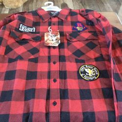 Brand new tool jeans denim shirt 2XL