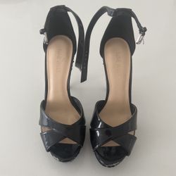 Nine West Black Platform Heel