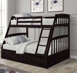 NEW FULL OVER TWIN WITH TRUNDLE BED ABD NEW MATTRESS INCLUDED NEW