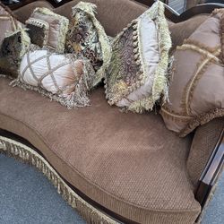High End Formal  Couch And Two Chairs Asking  $ 1200 